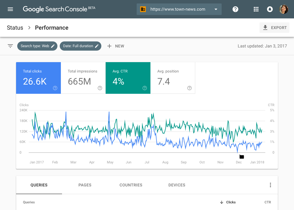 Google New Search Console