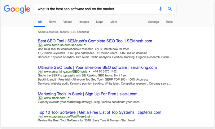 Google Adwords Vs SEO