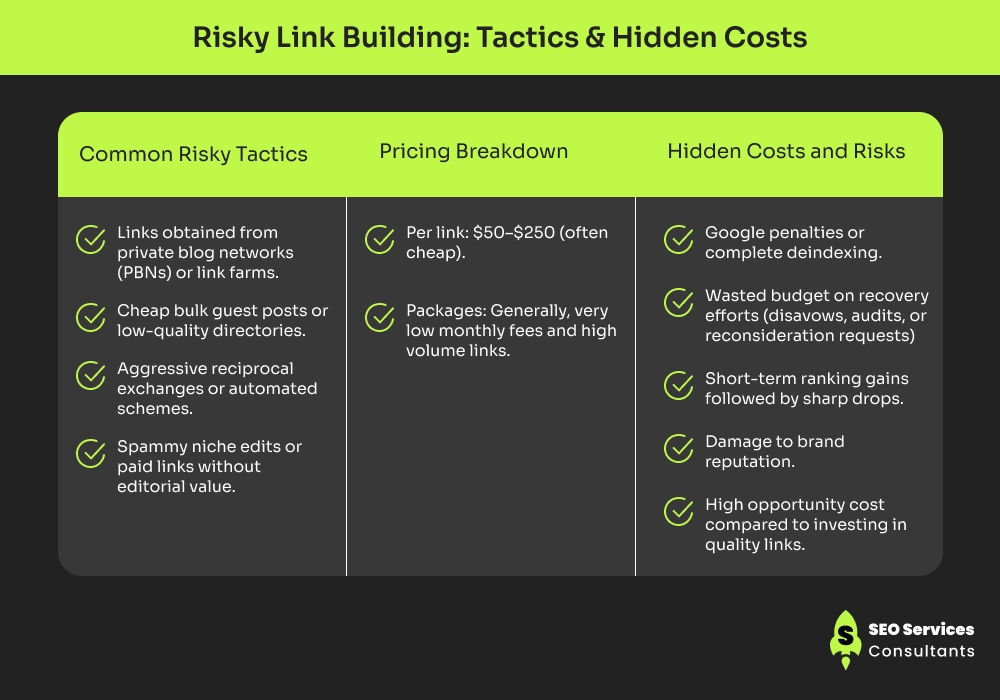 Risky Link Building_ Tactics & Hidden Costs
